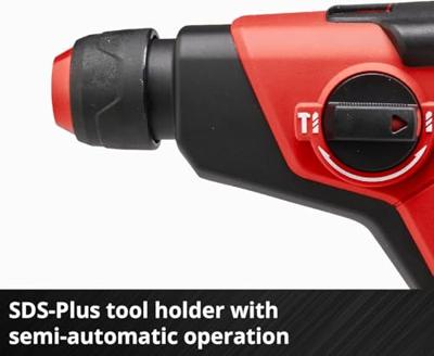 Einhell Einhell Power X-Change Akku-Bohrhammer TE-HD 18/12 Li - Solo -Accu-boorhamer Einhell Einhell Power X-Change Akku-Bohrhammer TE-HD 18/12 Li - Solo -Accu-boorhamer