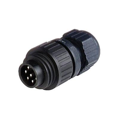 Hirschmann 934 126-100-1 934126100 Ronde connector Stekker, recht Totaal aantal polen: 6 + PE Serie (ronde connectoren): CA 1 stuk(s)