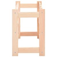 Wijnrek voor 12 flessen grenenhout - thumbnail