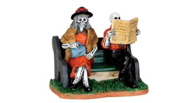 Lemax really late train halloween figuur Spooky Town 2014