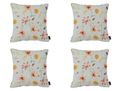 Sierkussen met paspel ca. 50x50 cm Florina orange (4 stuks) Madison - Madison Sierkussen met paspel ca. 50x50 cm Florina orange (4 stuks) Madison - Madison