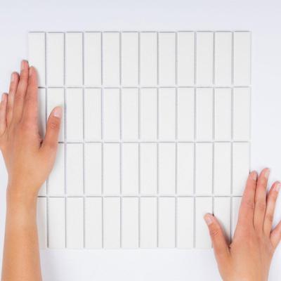 Mozaiek London Rechthoek Super Wit 2,3x7,3 Mozaiek London Rechthoek Super Wit 2,3x7,3