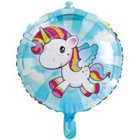 Unicorn folieballon - 45 cm - thumbnail