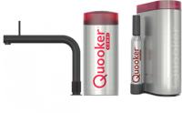 Quooker Front met COMBI+ boiler en CUBE reservoir 5-in-1 kokend water kraan Zwart - thumbnail