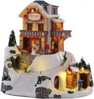 Lemax winterhaus resort bewegend kersthuisje Vail Village 2021 - thumbnail