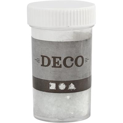 Creativ Company Glitter, afm 1-3 mm, transparant, 30 gr/ 1 doosje