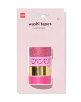 HEMA Washi tapes hartjes - 4 stuks - thumbnail