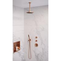 Thermostatisch Inbouwdoucheset Brauer Copper 20 cm Hoofddouche Plafondarm Staafhanddouche Koper Brauer - thumbnail