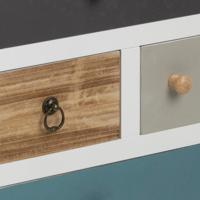 Bendt Nachtkastje 'Alice' met 4 laden, kleur Meerkleurig - thumbnail