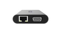 Sitecom CN-390 USB-C Multiport Pro Adapter, USB-C naar 2X USB 3.1 + 2 X USB 2.0 + 2 X HDMI + 1 x VGA + 1 x Gigabit LAN + 1 x SD/Micro-SD kaartlezer - thumbnail