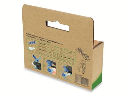 Quadrios 2011C403 2011C403 Aftakconnector Flexibel: 1-2.5 mm² Massief: 1-2.5 mm² Aantal polen: 2 20 stuk(s) Blauw