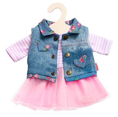 Heless Poppenjurk met giletje, 28-35 cm