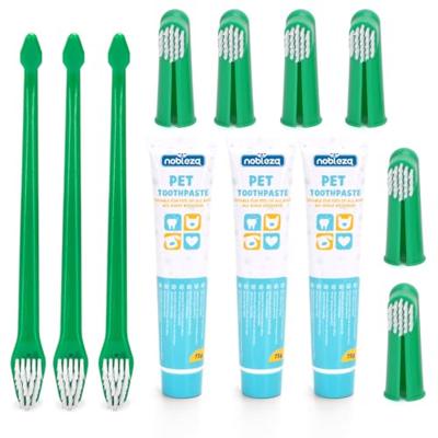 Nobleza Tandenborstels met tandpasta voor hond en kat Nobleza Tandenborstels met tandpasta voor hond en kat
