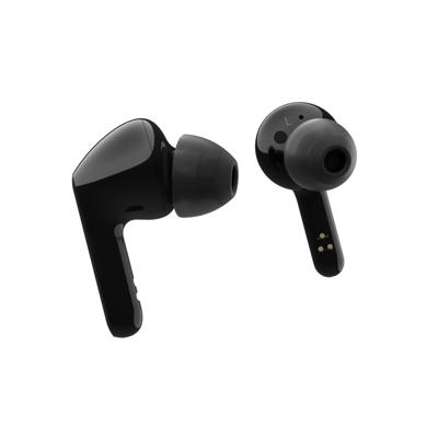 LG TONE Free FN6 True draadloze hoofdtelefoon, zelfreinigend, UVnano-reiniging, Meridian Sound-technologie, dubbele microfoon voor oproepen op kantoor, draadloos laadstation en snel opladen, zwart