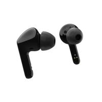 LG TONE Free FN6 True draadloze hoofdtelefoon, zelfreinigend, UVnano-reiniging, Meridian Sound-technologie, dubbele microfoon voor oproepen op kantoor, draadloos laadstation en snel opladen, zwart - thumbnail