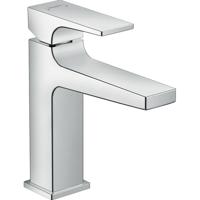 Hansgrohe Metropol 110 wastafelkraan - 18.4cm hoog - push open waste - voorsprong 13.5cm - chroom 32507000 - thumbnail