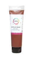 Acrylverf qrea 120 ml burnt sienna | 6 stuks - thumbnail