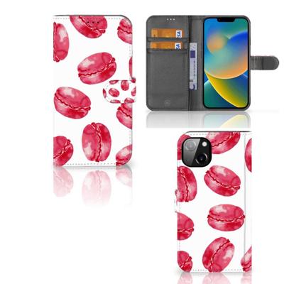 iPhone 14 Plus | Book Cover | Pink Macarons