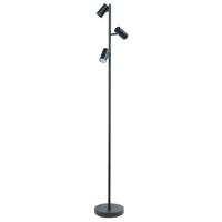 Highlight Vloerlamp Burgos 3 lichts H 160 cm zwart - thumbnail