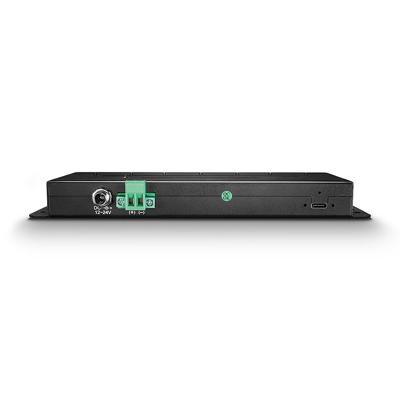 LINDY 43275 43275 USB-hub 7 poorten USB-A, DC-aansluiting 3,5 mm USB 3.1 Gen2 10 GBit/s Zwart