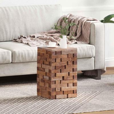 Kruk Naturel 29 x 29 x 48 cm Massief gerecycled hout