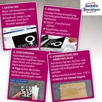 Avery-Zweckform My Design T-Shirt MD1004 Inkjet-textielfolie DIN A4 Voor gekleurd textiel, Geoptimaliseerd voor inkjet 8 vellen - thumbnail