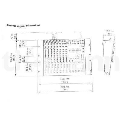 Dynacord RMK-CMS600-3 19 inch rackmount kit voor CMS 600-3 Dynacord RMK-CMS600-3 19 inch rackmount kit voor CMS 600-3