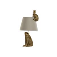 Bureaulamp Home ESPRIT Beige Gouden Hars 50 W 220 V 30 x 30 x 58 cm - thumbnail