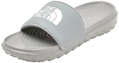 The North Face Never Stop Cush Slide Slipper Heren Concrete/TNF White 080 The North Face Never Stop Cush Slide Slipper Heren Concrete/TNF White 080