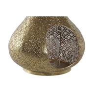 Kaarshouder Home ESPRIT Gouden Metaal Kristal 25 x 25 x 26,5 cm - thumbnail