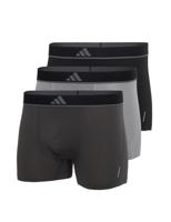 Adidas Boxershorts Micro flex Trunk 3-pack zwart grijs - thumbnail