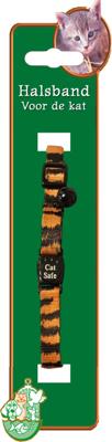 Kattenhalsband nylon tijger print Kitten-en-kattenhalsbanden Gebr. de Boon - Gebr de boon