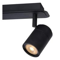 Lucide LENNERT - Plafondspot Badkamer - LED Dimb. - GU10 - 2x5W 3000K - IP44 - Zwart - thumbnail