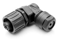 Amphenol C016 20K003 100 12 Ronde connector Stekker, haaks Totaal aantal polen: 3 + PE Serie (ronde connectoren): C016 1 stuk(s) - thumbnail