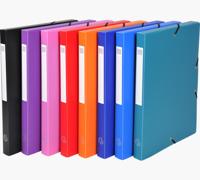 Exacompta elastobox rug van 2,5 cm geassorteerde kleuren - thumbnail