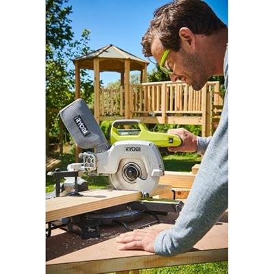 Ryobi R18MS216-0 | ONE+ | 18V | Li-ion | accu afkortzaag | body | 216mm | Zonder accu&apos;s & Lader 5133003597