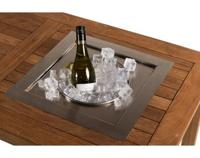 Happy Cocooning: Losse inbouw wijnkoeler vierkant - Grijs - thumbnail