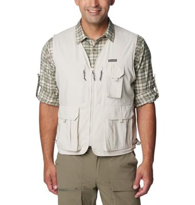 Columbia Silver Ridge™ Utility Vest Heren Dark Stone, White XL