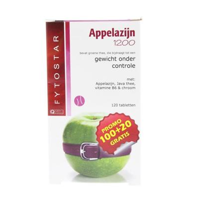 Fytostar Appelazijn 1200 100+20 Tabletten Gratis Fytostar Appelazijn 1200 100+20 Tabletten Gratis