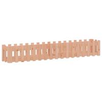 VidaXL Plantenbak verhoogd hekontwerp 200x30x30 cm massief douglashout - thumbnail