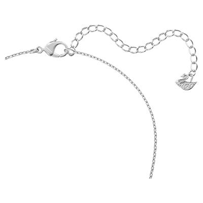Swarovski 5642868 Ketting Eternal Flower zilverkleurig-roze-wit 38-44 cm - thumbnail