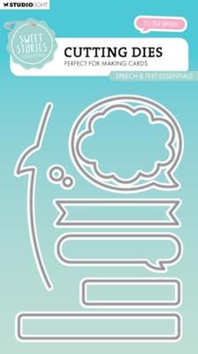Studio Light • sweet stories cutting die speech & tekst essentials