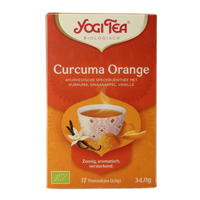Yogi Tea Curcuma orange bio 17 Zakjes - thumbnail