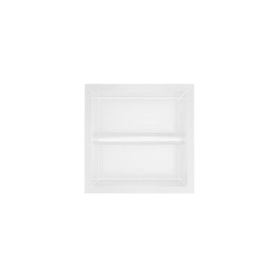 Hotbath &More Inbouwnis en Borstelgarnituur - 16 x 16 x 126 cm - Mat Wit