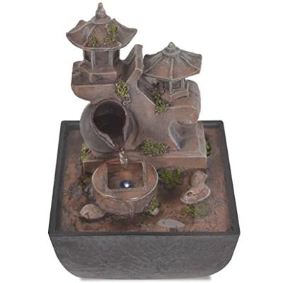 VidaXL Binnenfontein met led-verlichting polyresin