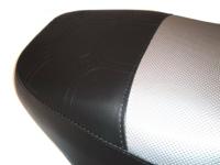 101 OCTANE Buddyseat seats two-seater sil. chinaroller - thumbnail