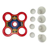 Toi-Toys Gezelschapsspel pong hero met 4 ballen en 4 bekers - thumbnail