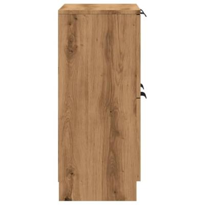 Dressoir 60x30x70 cm bewerkt hout artisan eikenkleurig