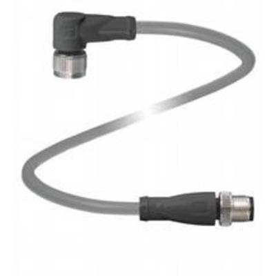 Pepperl+Fuchs 098855 Sensor/actuator connector M12 Aantal polen (sensoren): 4 Stekker, recht, Bus, haaks 5.00 m 1 stuk(s)