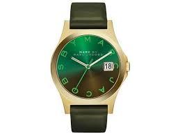 Horlogeband Marc by Marc Jacobs MBM1320 Leder Groen 18mm